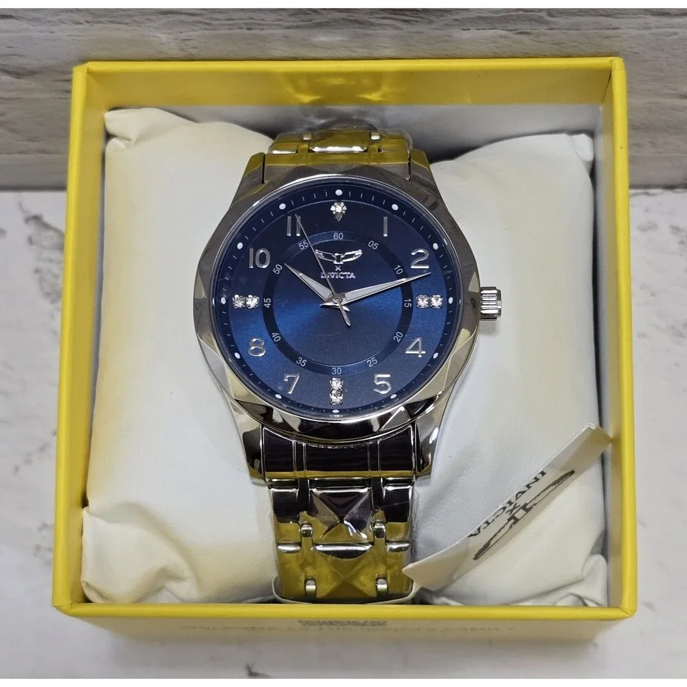 Invicta Specialty I Men's Watch 41mm Blue Dial Steel 69028 Brand New